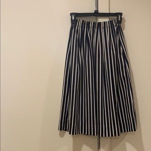 Jcrew striped skirt